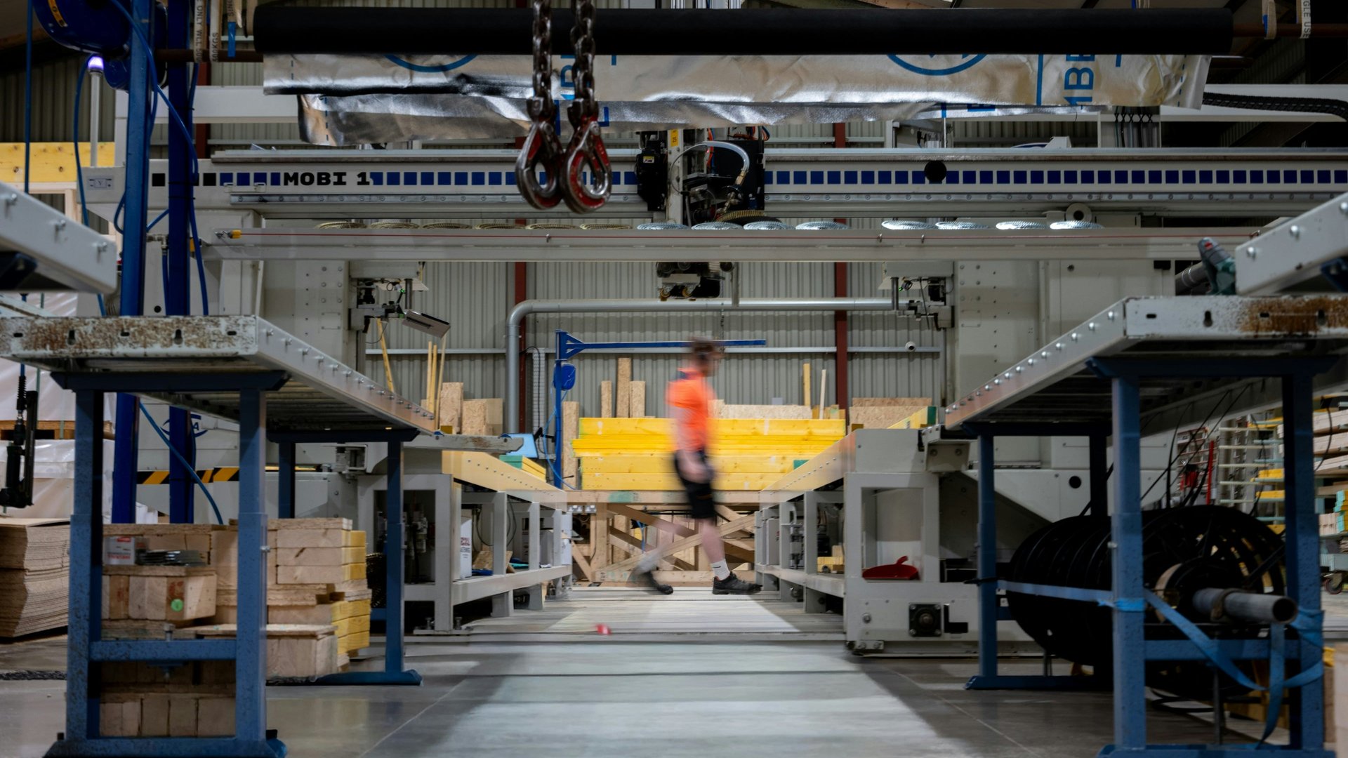 Wide manufacturing shop-floor photography